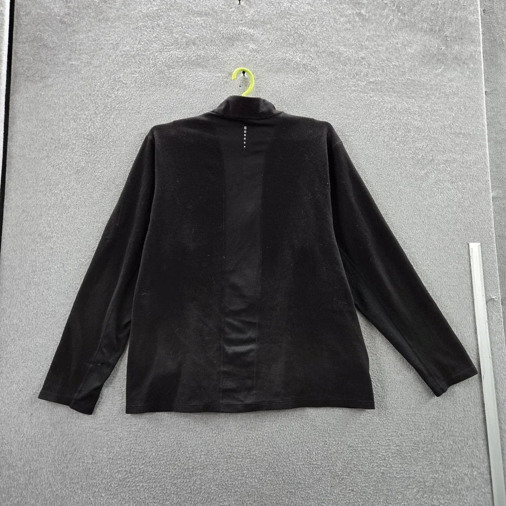 The North Face Men Jacket XXL Black Activewear Zipper Long Sleeve Logo READ